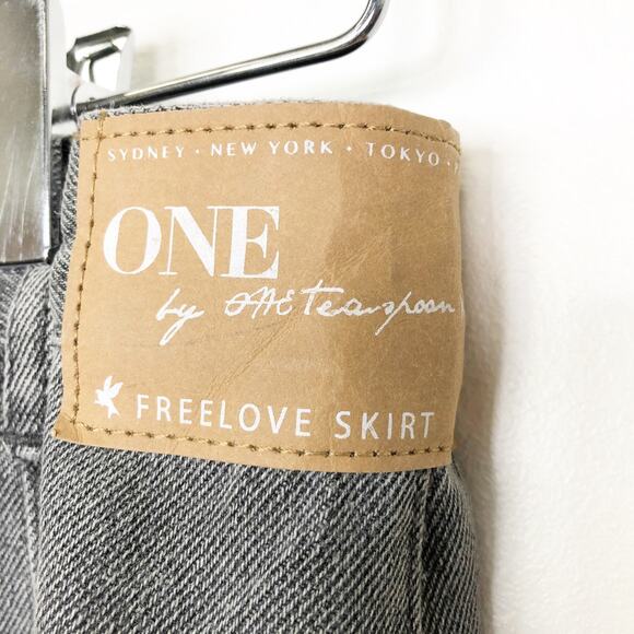 One by One Teaspoon Free Love Denim Skirt - 26 - Picture 6 of 9